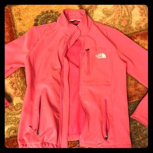 North face jacket size Large pink